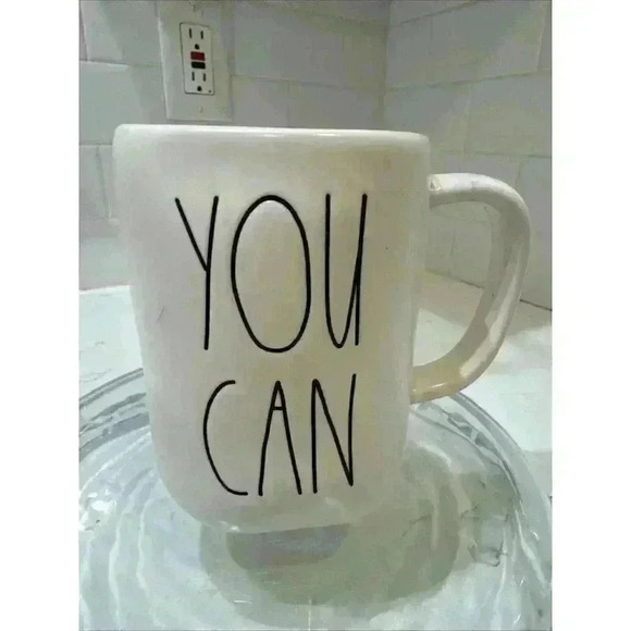 Rae Dunn, Magenta, 20 oz Capacity Collector's Mug "You Can"!! - Picture 1 of 13